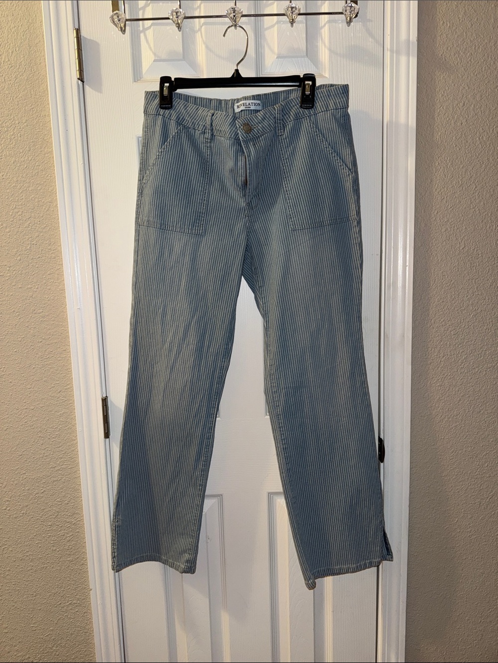 Light Blue Pinstripe Jean